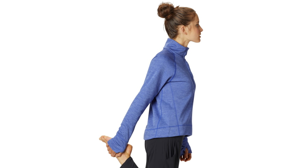 Mountain Hardwear Norse Peak Pullover - Womens, Blue Print, Large, 1831051516-L