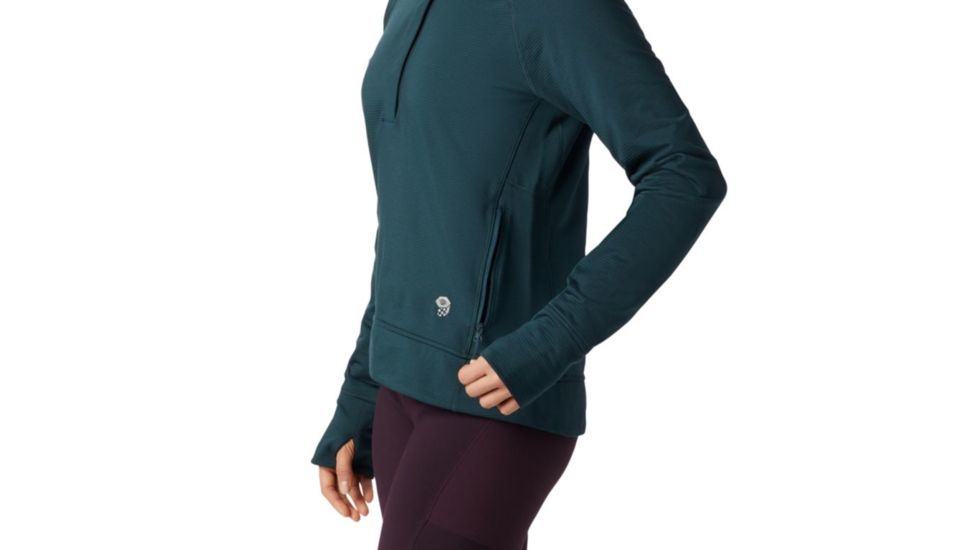Mountain Hardwear Norse Peak Pullover - Womens, Blue Spruce, 0, Regular Inseam, OL7570310-S