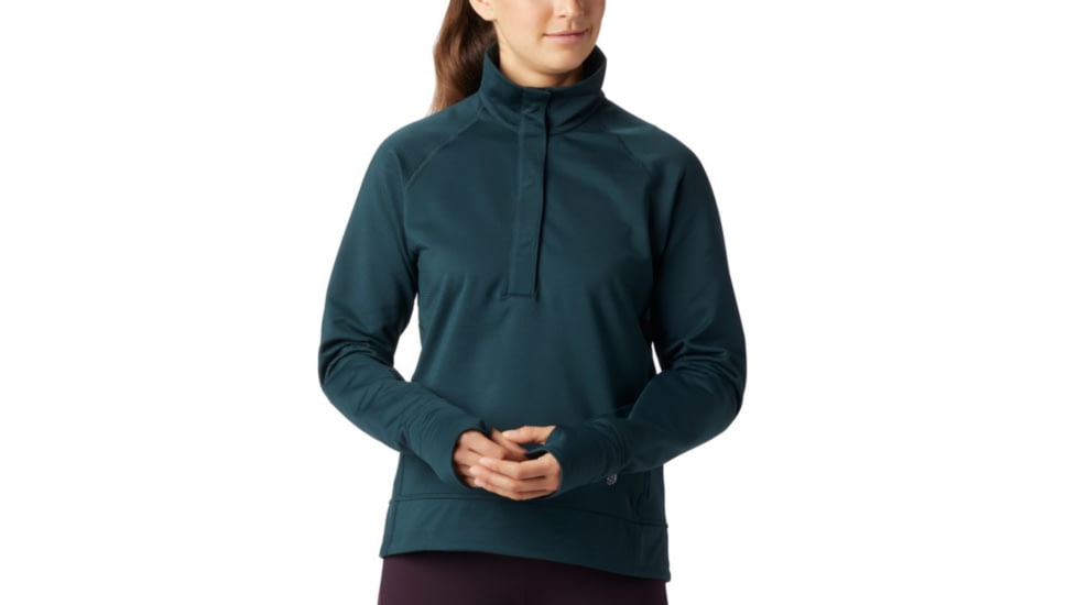 Mountain Hardwear Norse Peak Pullover - Womens, Blue Spruce, 0, Regular Inseam, OL7570310-S