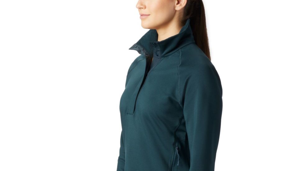 Mountain Hardwear Norse Peak Pullover - Womens, Blue Spruce, 0, Regular Inseam, OL7570310-S