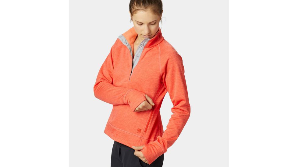 Mountain Hardwear Norse Peak Pullover - Womens, Solstice Red, Medium, 1831051804-M