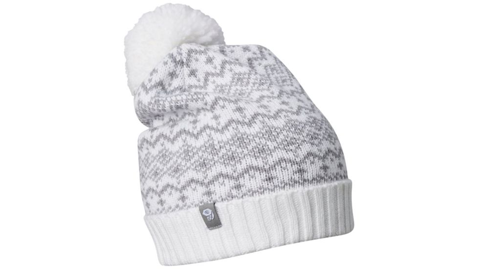Mountain Hardwear Northern Lights Beanie Hat - Womens, White, One Size, 1796641100-O/S