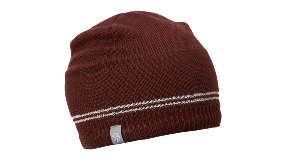 Mountain Hardwear Northern Lights Reflective Beanie Hat - Womens, Wood Smoke Brown, Regular, 1763301266-R