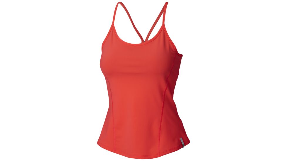Mountain Hardwear Nulana Tank-Red Hibiscus-X-Small