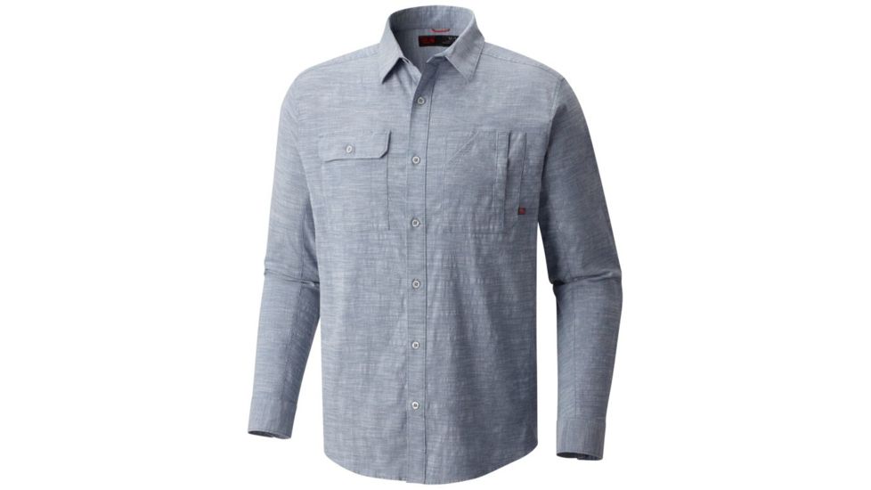 Mountain Hardwear Outpost Long Sleeve Shirt - Men's, Zinc, S 1771451492-S