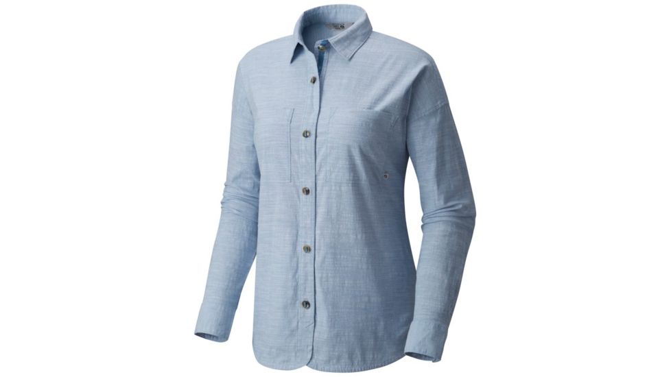 Mountain Hardwear Outpost Long Sleeve Shirt - Women's, Storm Cloud, L 1764521440-L