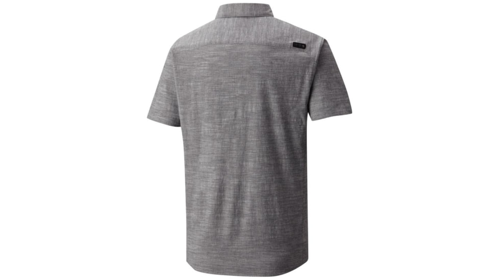Mountain Hardwear Outpost Short Sleeve Shirt - Men's, Stealth Grey, XXL 1771481006-XXL