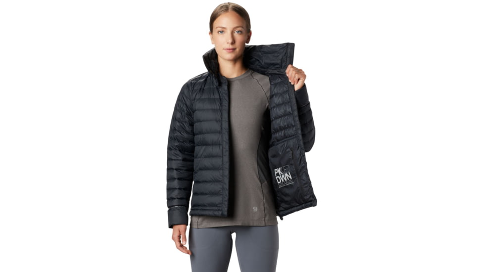 Mountain Hardwear PackDown Jacket Down Insulated Jacket - Womens, Black, Medium, 1732451010-M