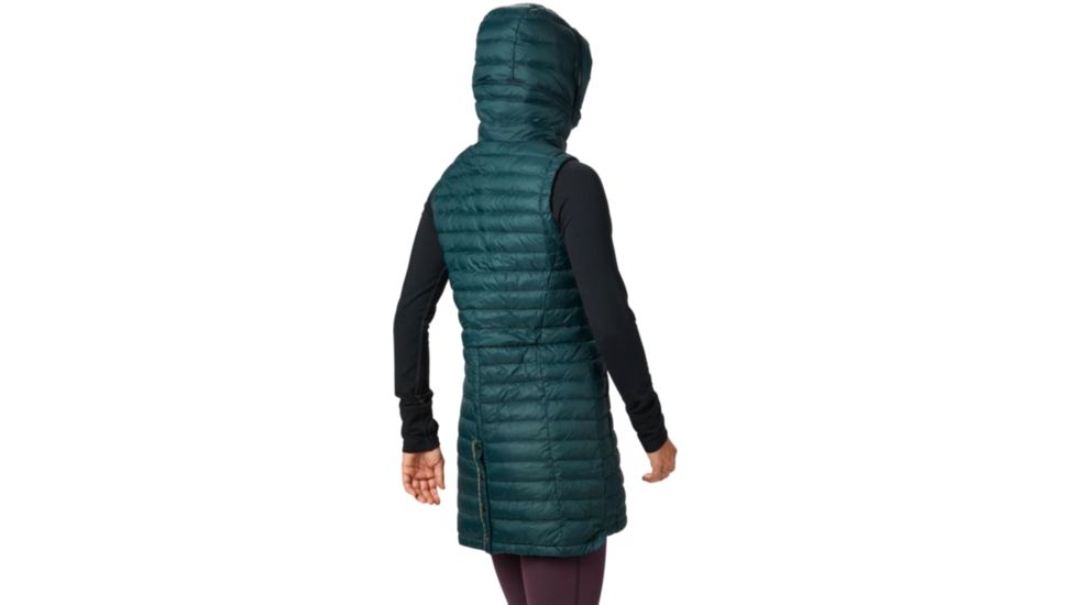 Mountain Hardwear PackDown Vest - Womens, Blue Spruce, Medium, 1732461310-M