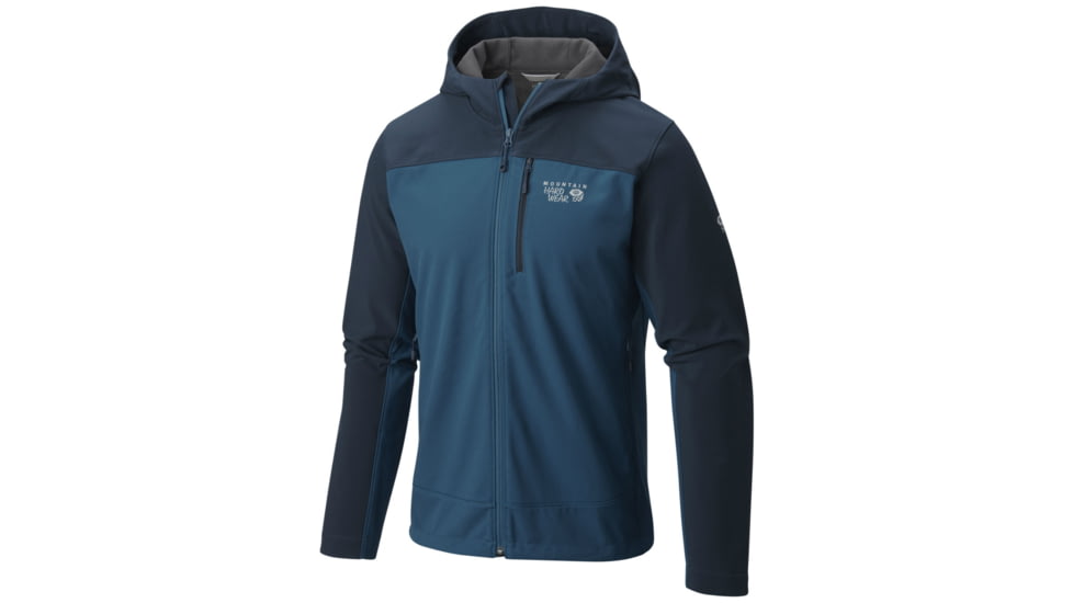 Mountain Hardwear Paladin Hooded Jacket - Mens-Phoenix Blue/Hardwear Navy-Large