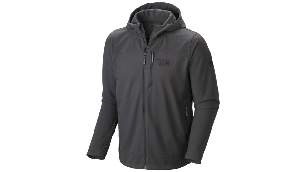 Mountain Hardwear Paladin Hooded Jacket - Men's-Shark-Large