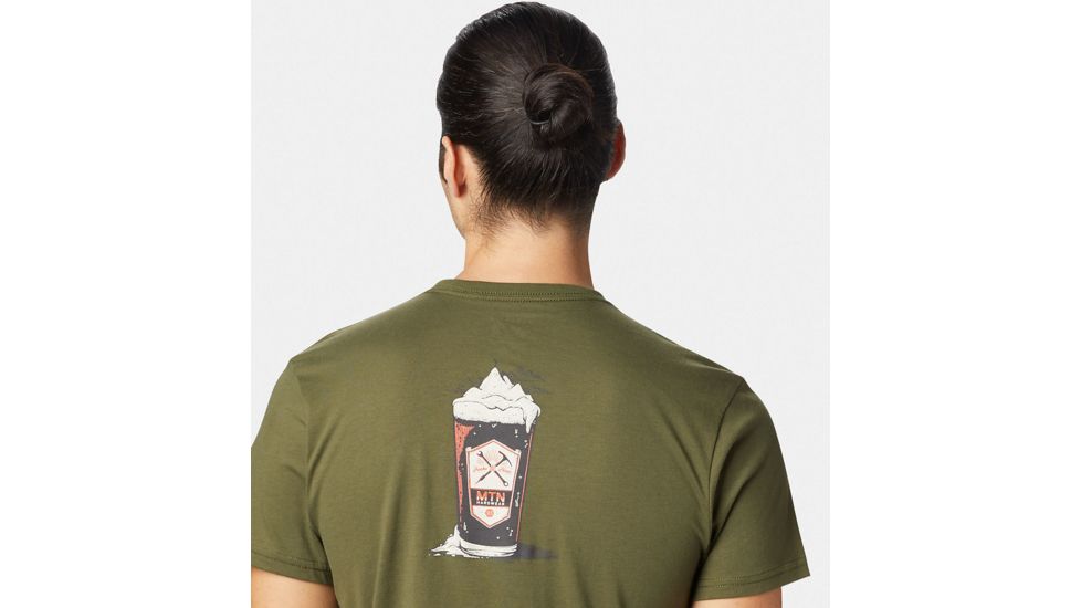 Mountain Hardwear Peaksn Pints Short Sleeve T - Mens, Dark Army, Medium, 1829291304-M