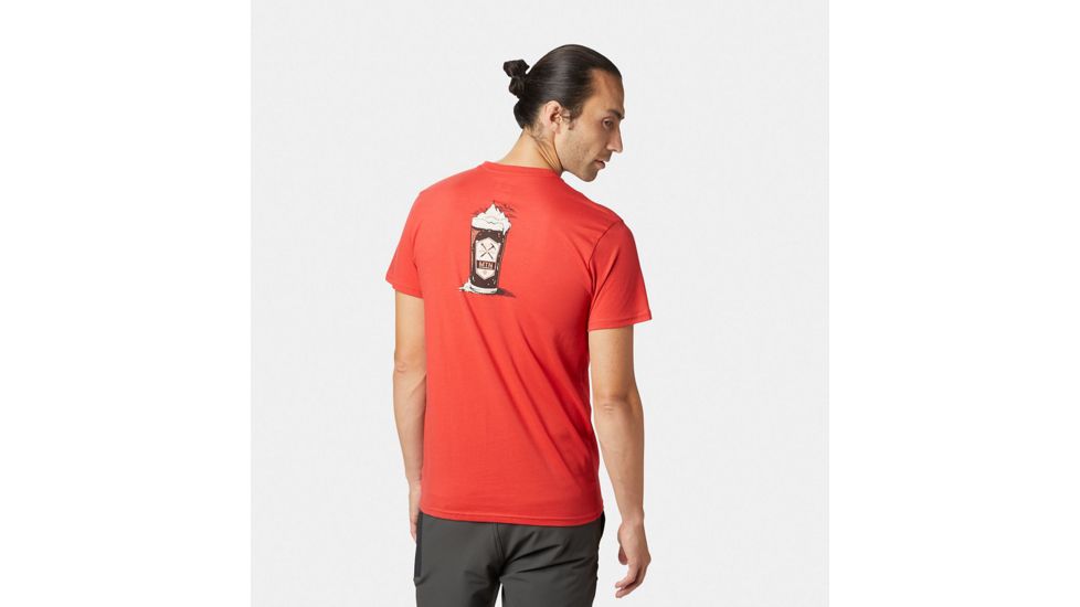 Mountain Hardwear Peaks'n Pints Short Sleeve T - Men's, Dark Salmon, Small, 1829291635-S