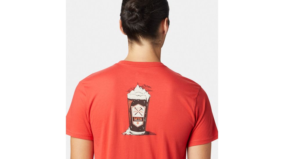 Mountain Hardwear Peaks'n Pints Short Sleeve T - Men's, Dark Salmon, Small, 1829291635-S