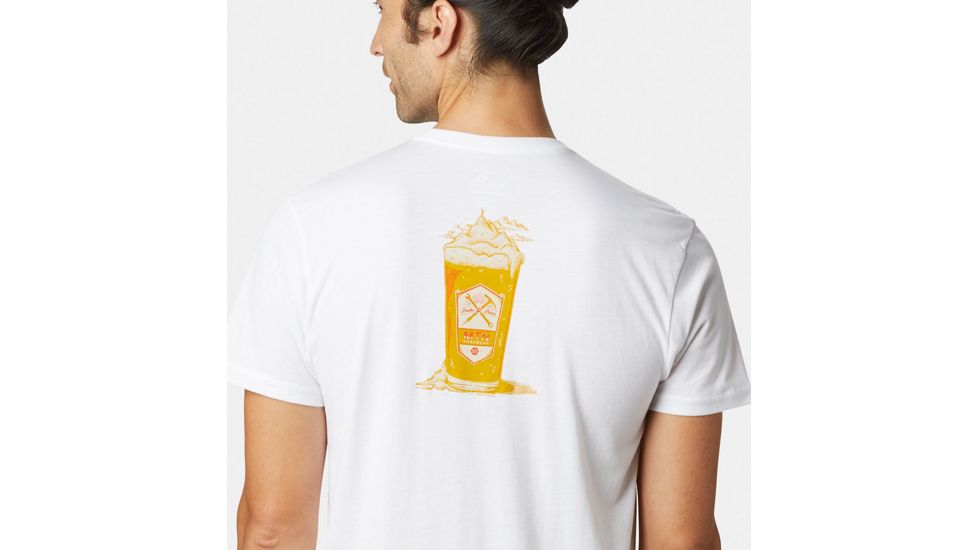 Mountain Hardwear Peaksn Pints Short Sleeve T - Mens, White, Medium, 1829291100-M