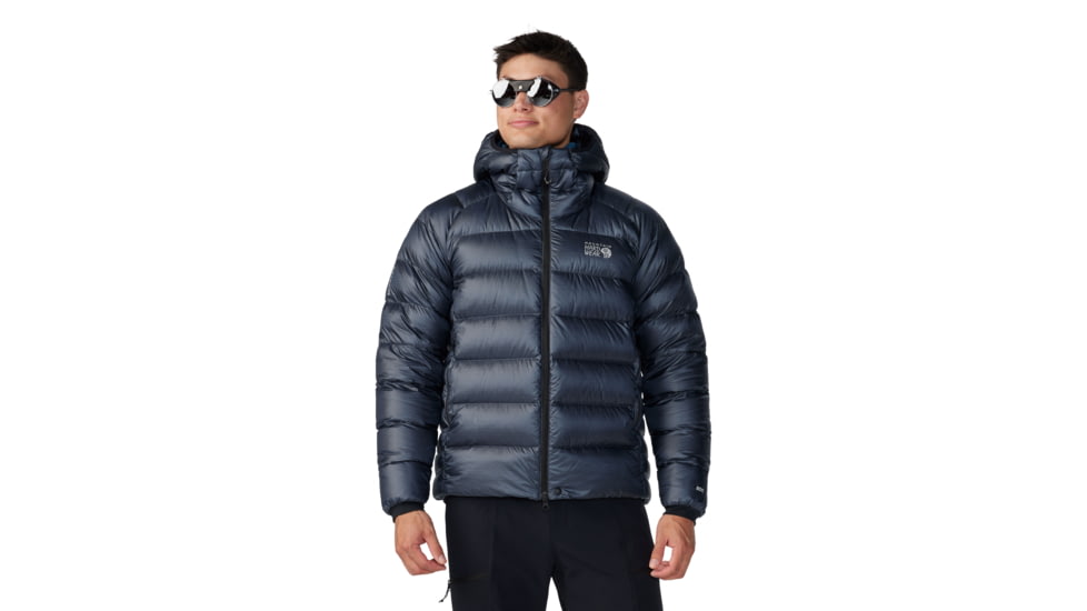 Mountain Hardwear Phantom Alpine Down Hooded Jacket - Men's, Blue Slate, S, 2092271-417-XXL