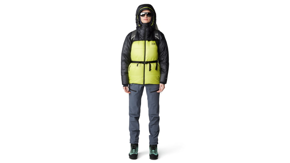 Mountain Hardwear Phantom Belay Down Parka - Women's, Citron Glow, Black, S, 2092821-378-S