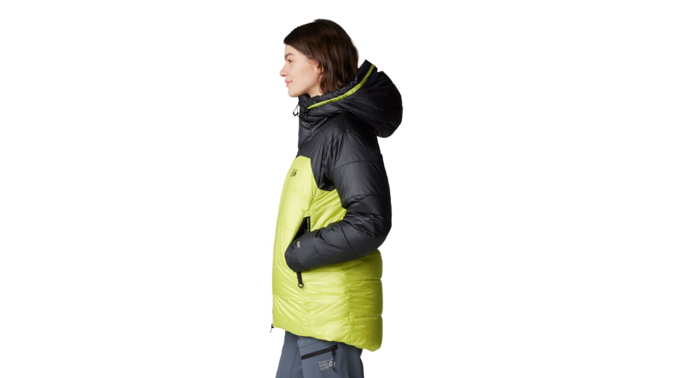 Mountain Hardwear Phantom Belay Down Parka - Women's, Citron Glow, Black, S, 2092821-378-S