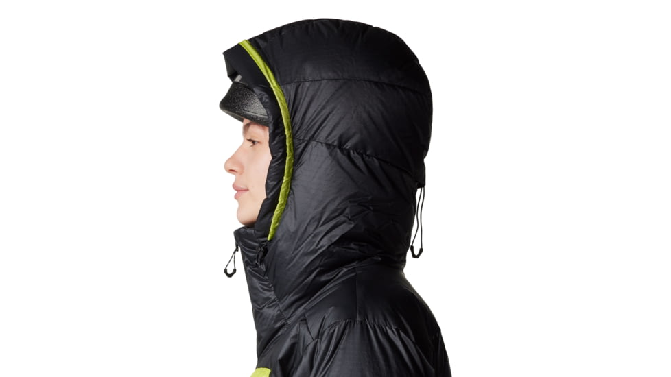 Mountain Hardwear Phantom Belay Down Parka - Women's, Citron Glow, Black, S, 2092821-378-S