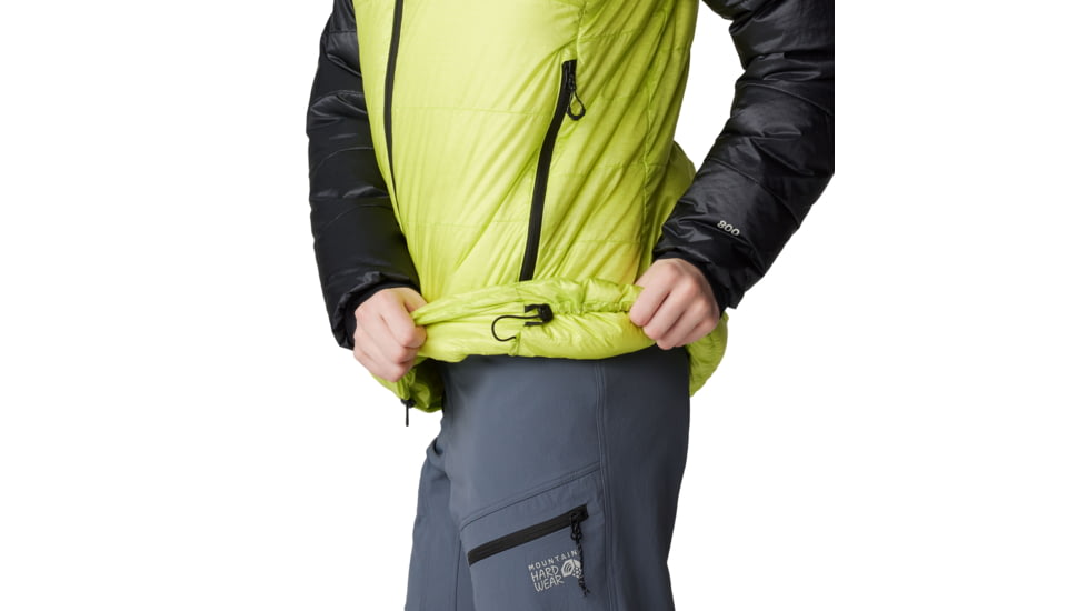 Mountain Hardwear Phantom Belay Down Parka - Women's, Citron Glow, Black, S, 2092821-378-S