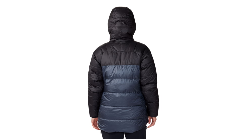 Mountain Hardwear Phantom Belay Down Parka - Women's, Blue Slate, Black, S, 2092821-417-S
