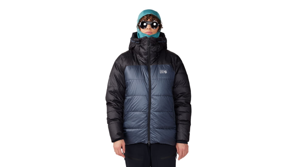 Mountain Hardwear Phantom Belay Down Parka - Women's, Blue Slate, Black, S, 2092821-417-S