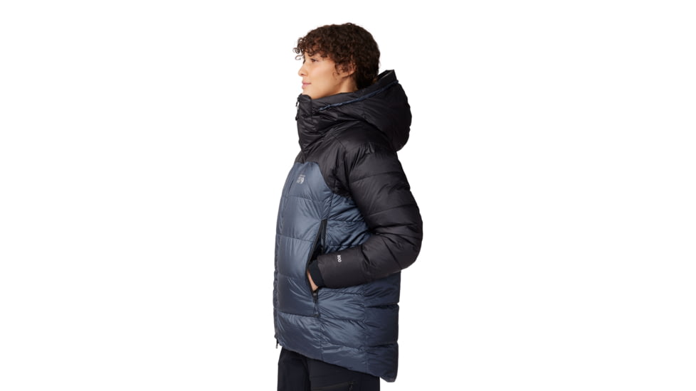 Mountain Hardwear Phantom Belay Down Parka - Women's, Blue Slate, Black, S, 2092821-417-S