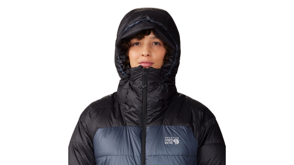 Mountain Hardwear Phantom Belay Down Parka - Women's, Blue Slate, Black, S, 2092821-417-S