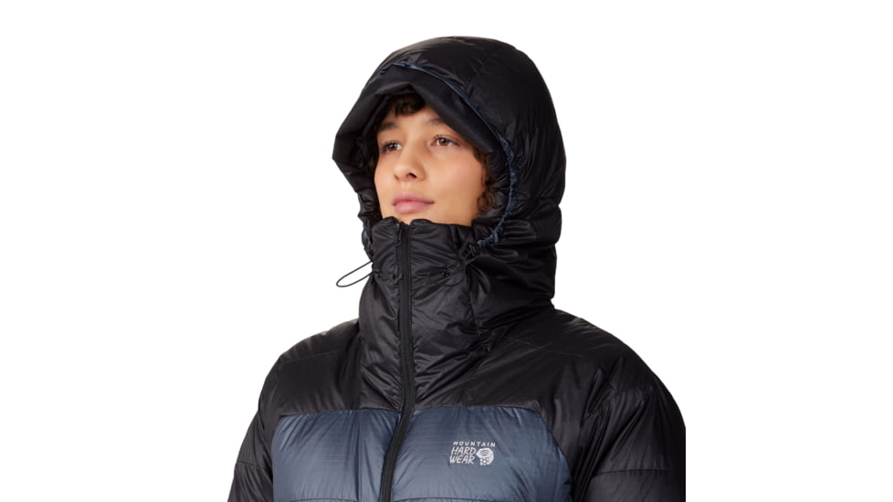 Mountain Hardwear Phantom Belay Down Parka - Women's, Blue Slate, Black, S, 2092821-417-S