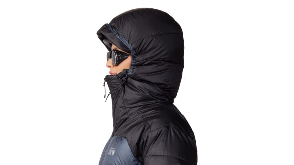 Mountain Hardwear Phantom Belay Down Parka - Women's, Blue Slate, Black, S, 2092821-417-S