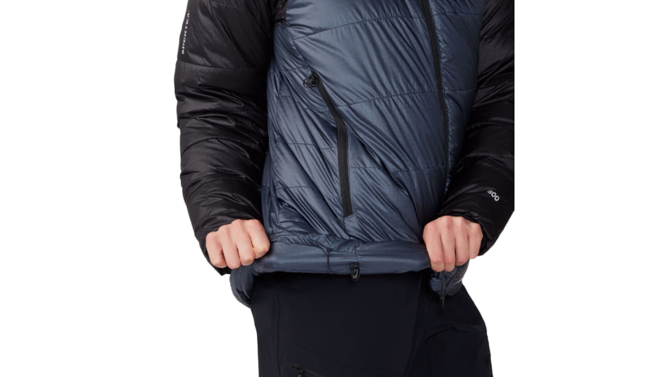 Mountain Hardwear Phantom Belay Down Parka - Women's, Blue Slate, Black, S, 2092821-417-S