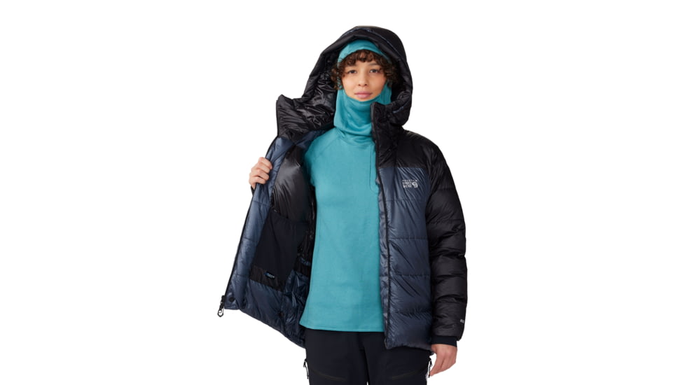 Mountain Hardwear Phantom Belay Down Parka - Women's, Blue Slate, Black, S, 2092821-417-S