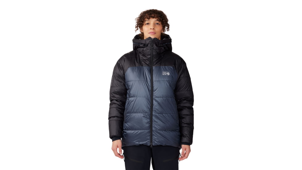 Mountain Hardwear Phantom Belay Down Parka - Women's, Blue Slate, Black, S, 2092821-417-XL
