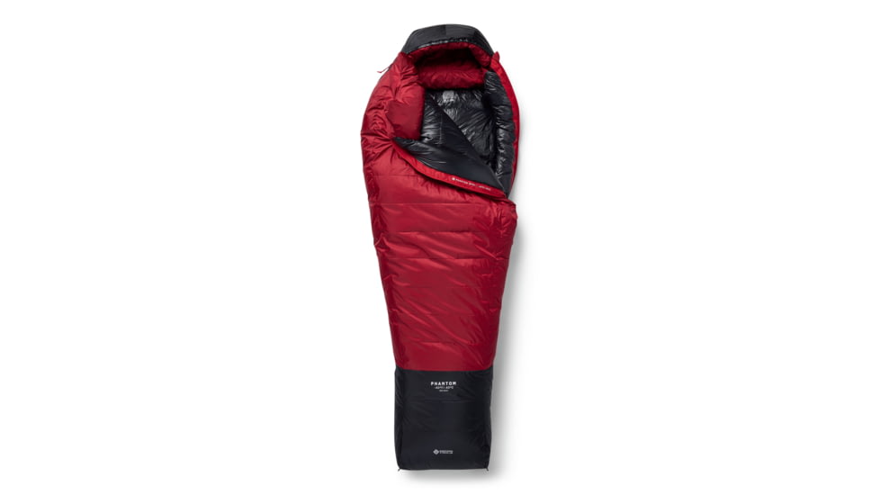 Mountain Hardwear Phantom Gore-Tex -40F/-40C Sleeping Bags, Alpine Red, REGxLH, 190423058020