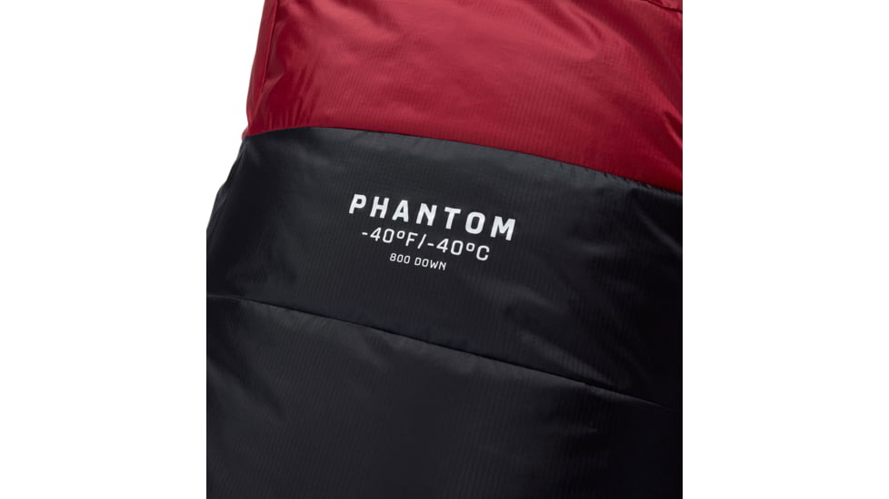 Mountain Hardwear Phantom Gore-Tex -40F/-40C Sleeping Bags, Alpine Red, REGxLH, 190423058020