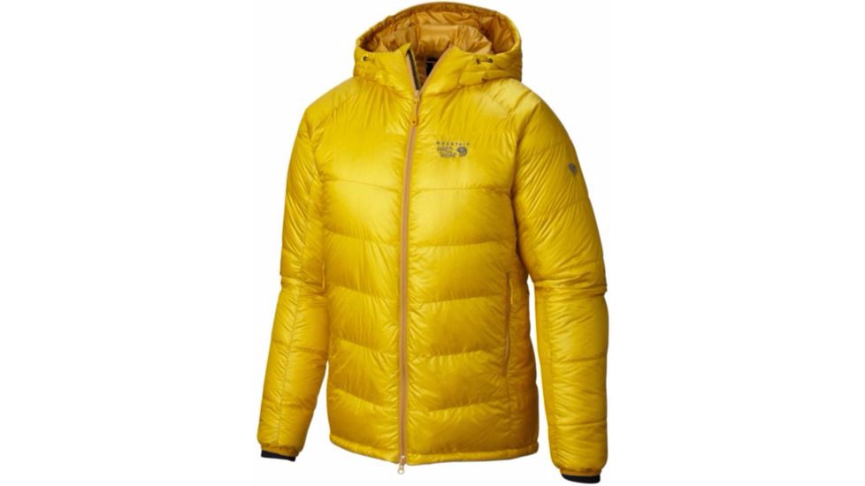 Phantom Hooded Down Jacket - Mens-Electron Yellow-Large