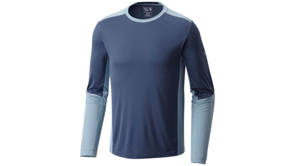 Mountain Hardwear Photon Long Sleeve T - Men's, Zinc, M 1708911492-M
