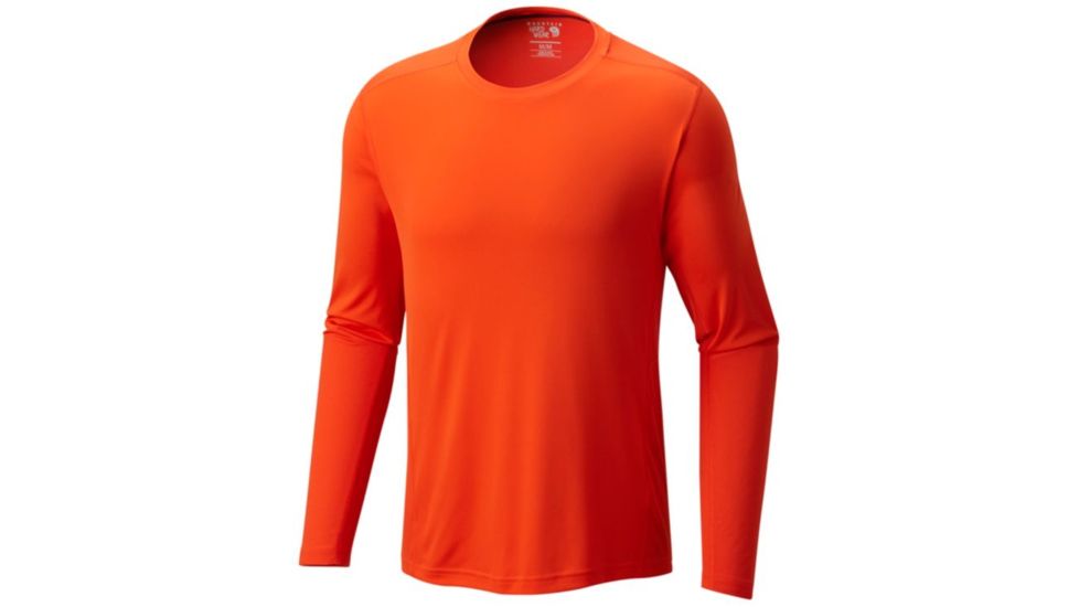 Mountain Hardwear Photon Long Sleeve T - Men's, State Orange, XL 1708911842-XL