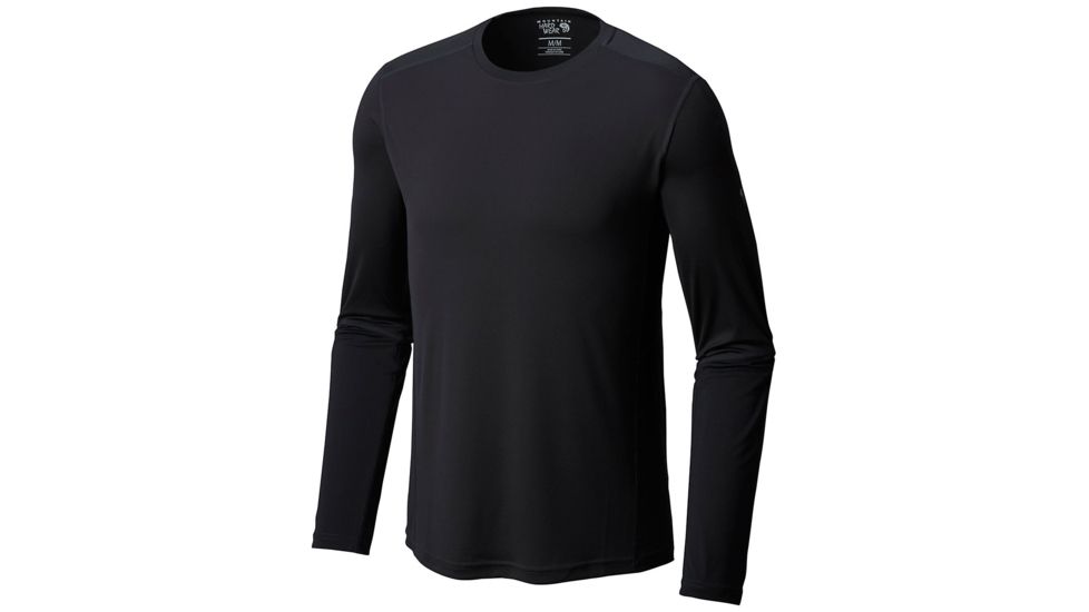 Mountain Hardwear Photon Long Sleeve T, Stealth Grey, S, 1708911007-S