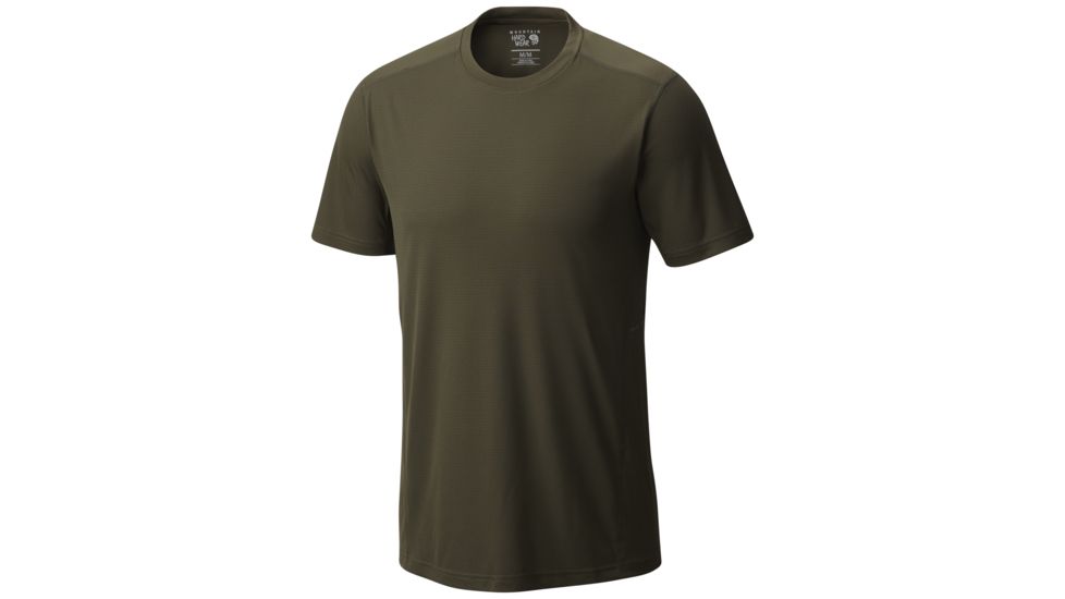 Mountain Hardwear Photon Short Sleeve T-Shirt - Men's-Peatmoss-X-Large