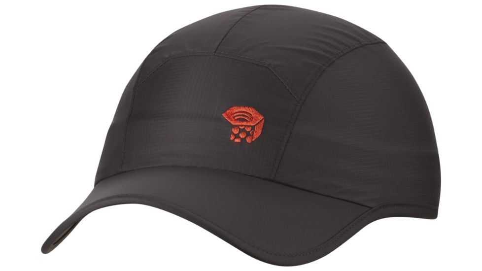Mountain Hardwear Plasmic EVAP Baseball Cap - Men's-Shark/State Orange-Large