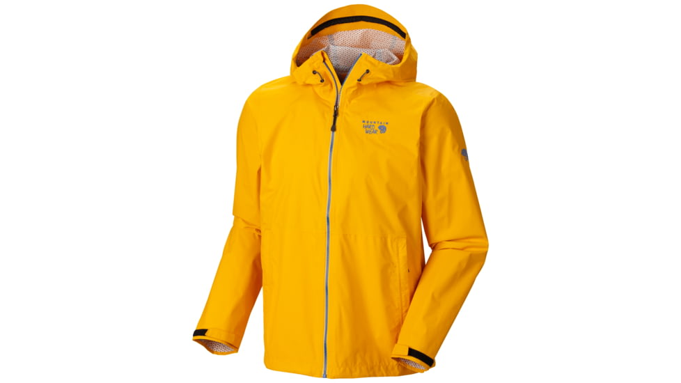 Mountain Hardwear Plasmic Jacket - Men's-Super Solarize-X-Large