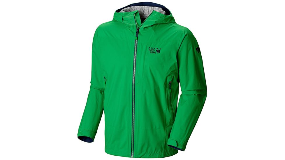 Mountain Hardwear Plasmic Jacket - Mens-Fuse Green-X-Large