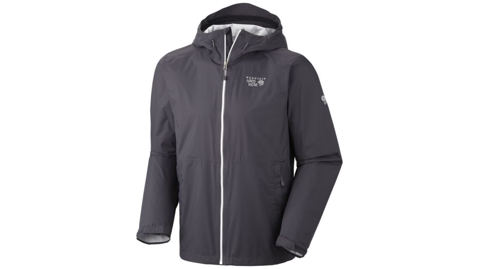 Mountain Hardwear Plasmic Jacket - Mens-Shark-Small