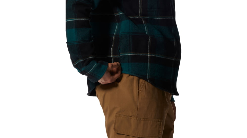 Mountain Hardwear Plusher Long Sleeve Shirt - Womens, Dark Marsh Tart, Medium, 1915971375-DM