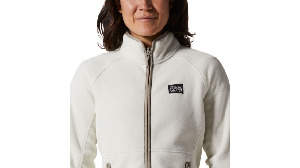 Mountain Hardwear Polartec Double Brushed Full Zip Jacket - Womens, Stone, Medium, 1985091022-Stone-M
