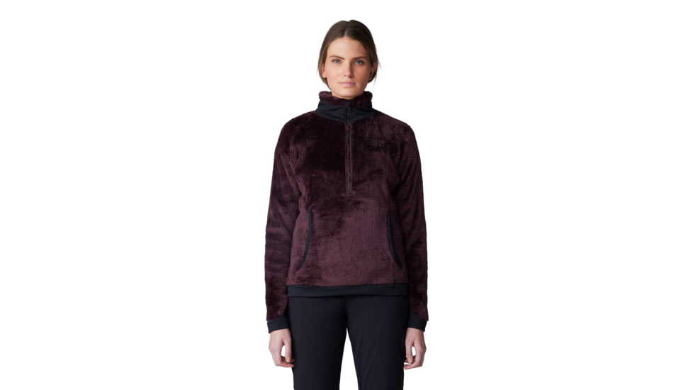 Mountain Hardwear Polartec High Loft Pullover - Womens, Blackberry, Extra Large, 2092881513-XL