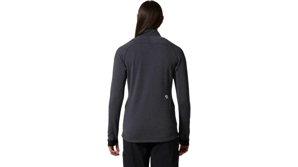 Mountain Hardwear Polartec Power Grid Half Zip Jacket - Womens, Blue Slate Heat, Large, 1985341450-L