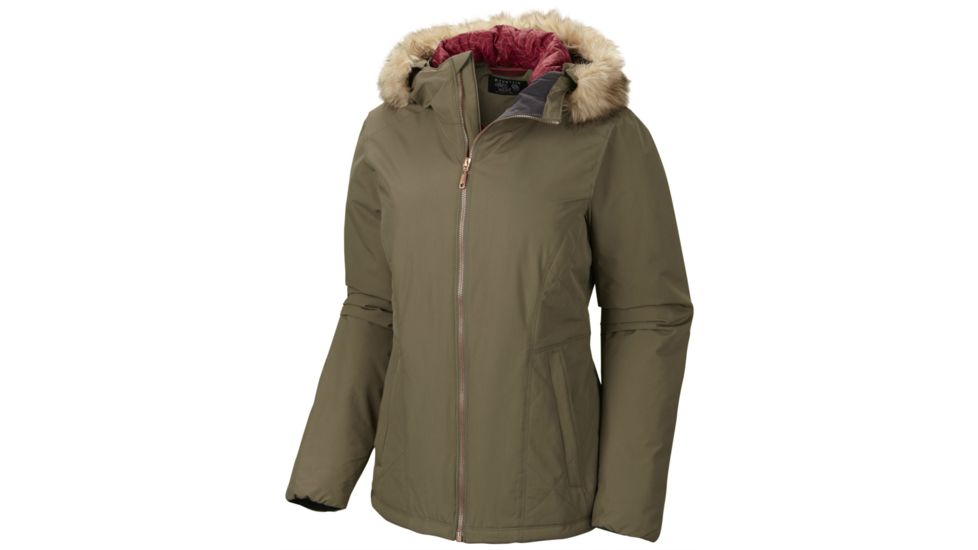 Mountain Hardwear Potrero Bomber Jacket - Women's-Stone Green-X-Small