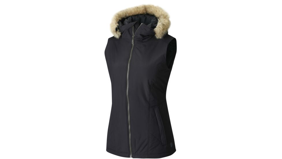 Potrero Insulated Vest - Womens-Black/Black-X-Small